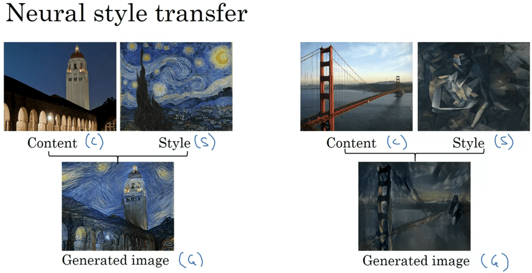 Neural style transfer